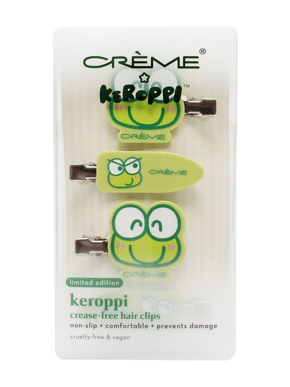 🔥 2/20: The Crème Shop x Keroppi Crease-Free Hair Clip Set